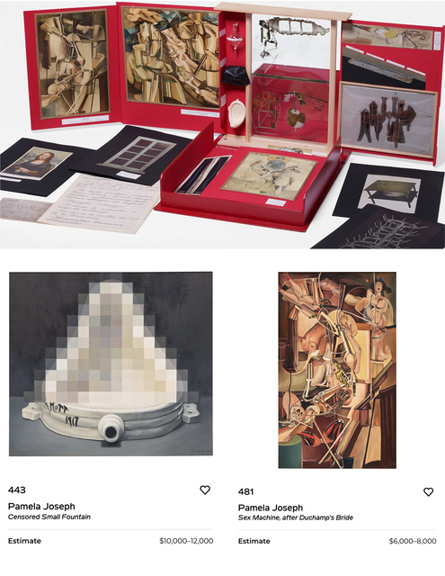 LIVE Auction; DUCHAMP & COMPANY, curated by Francis M. Naumann, NY