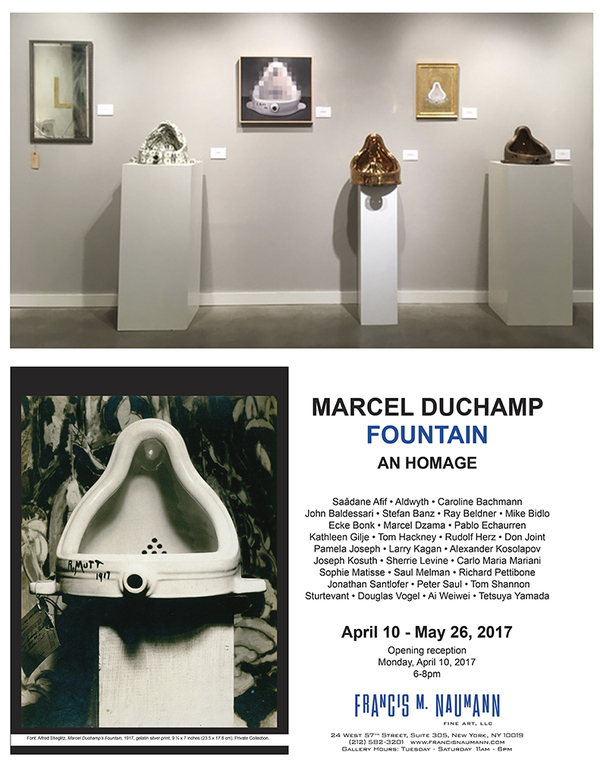 Opening 100th Anniversary Marcel Duchamp Fountain